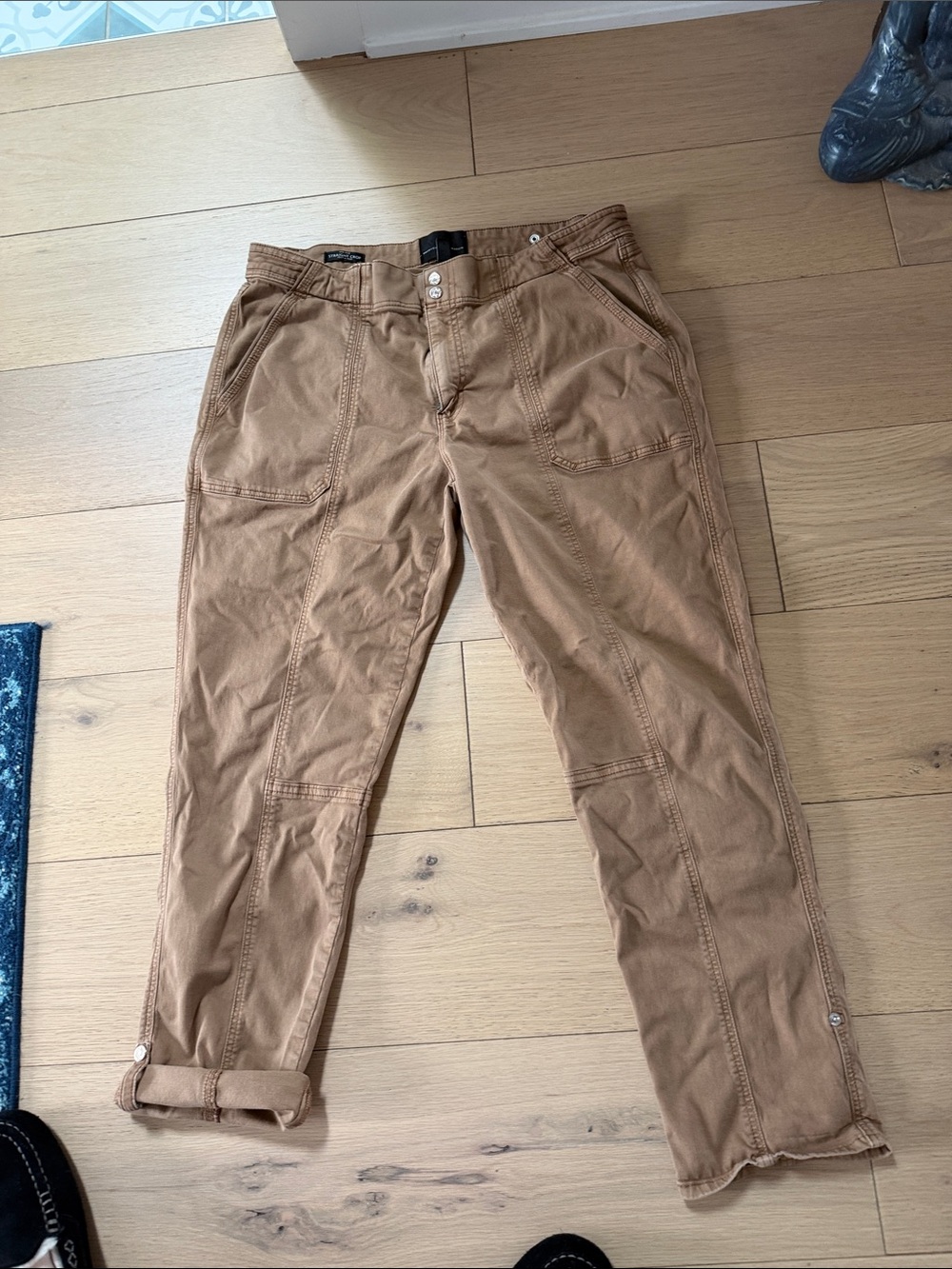 White House Black Market Tan Utility Chinos